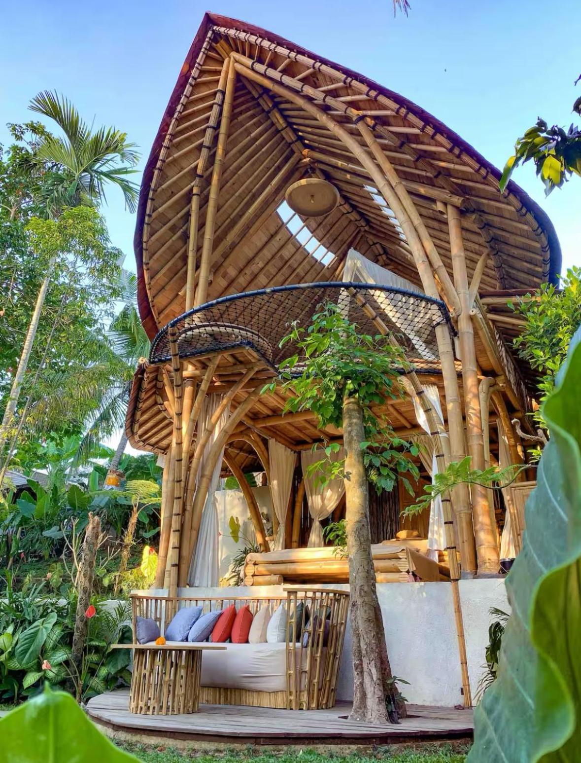 Wahem Eco Bamboo - Magical Bamboo House Ubud Bali Villa Екстериор снимка