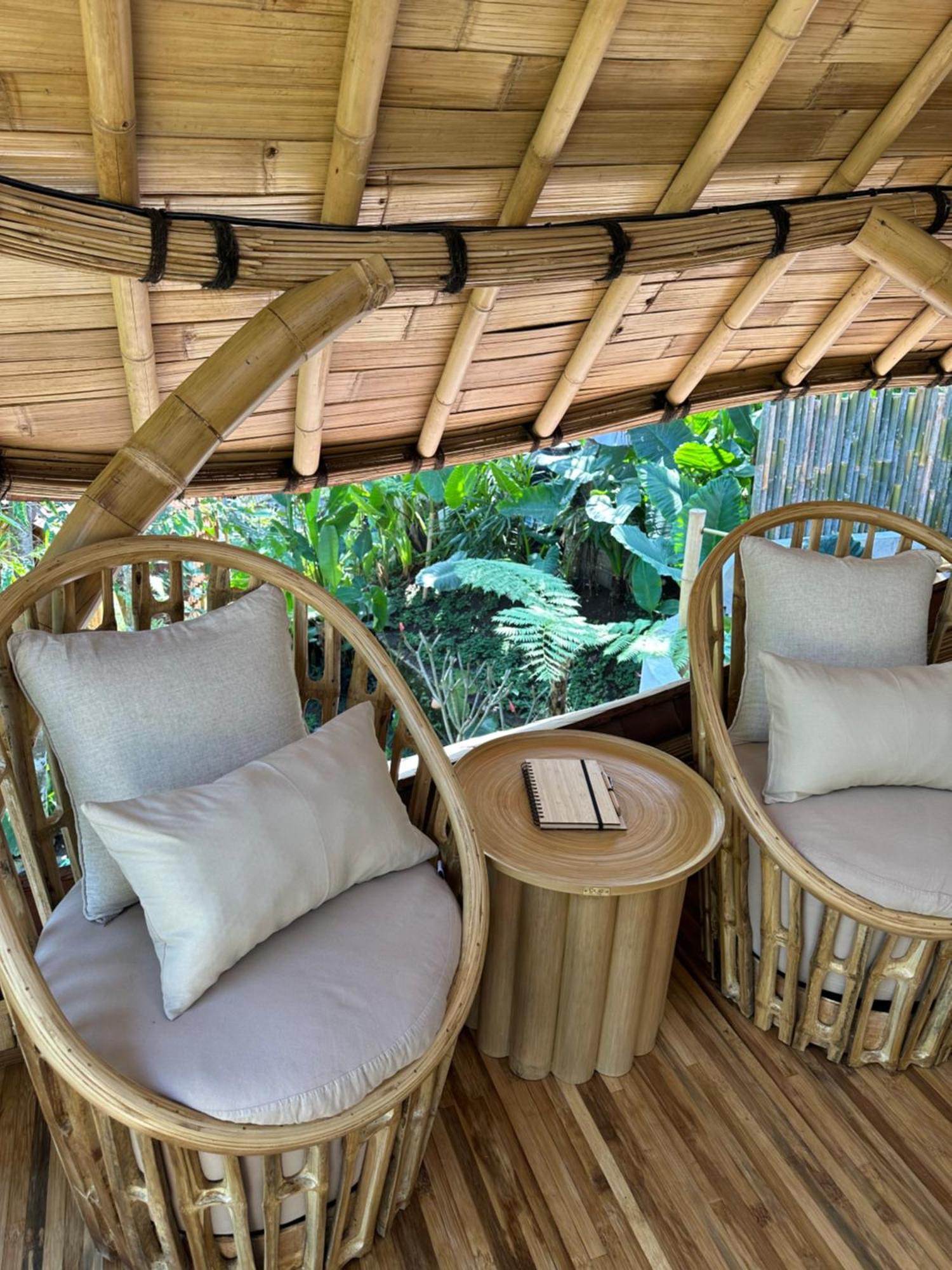 Wahem Eco Bamboo - Magical Bamboo House Ubud Bali Villa Екстериор снимка