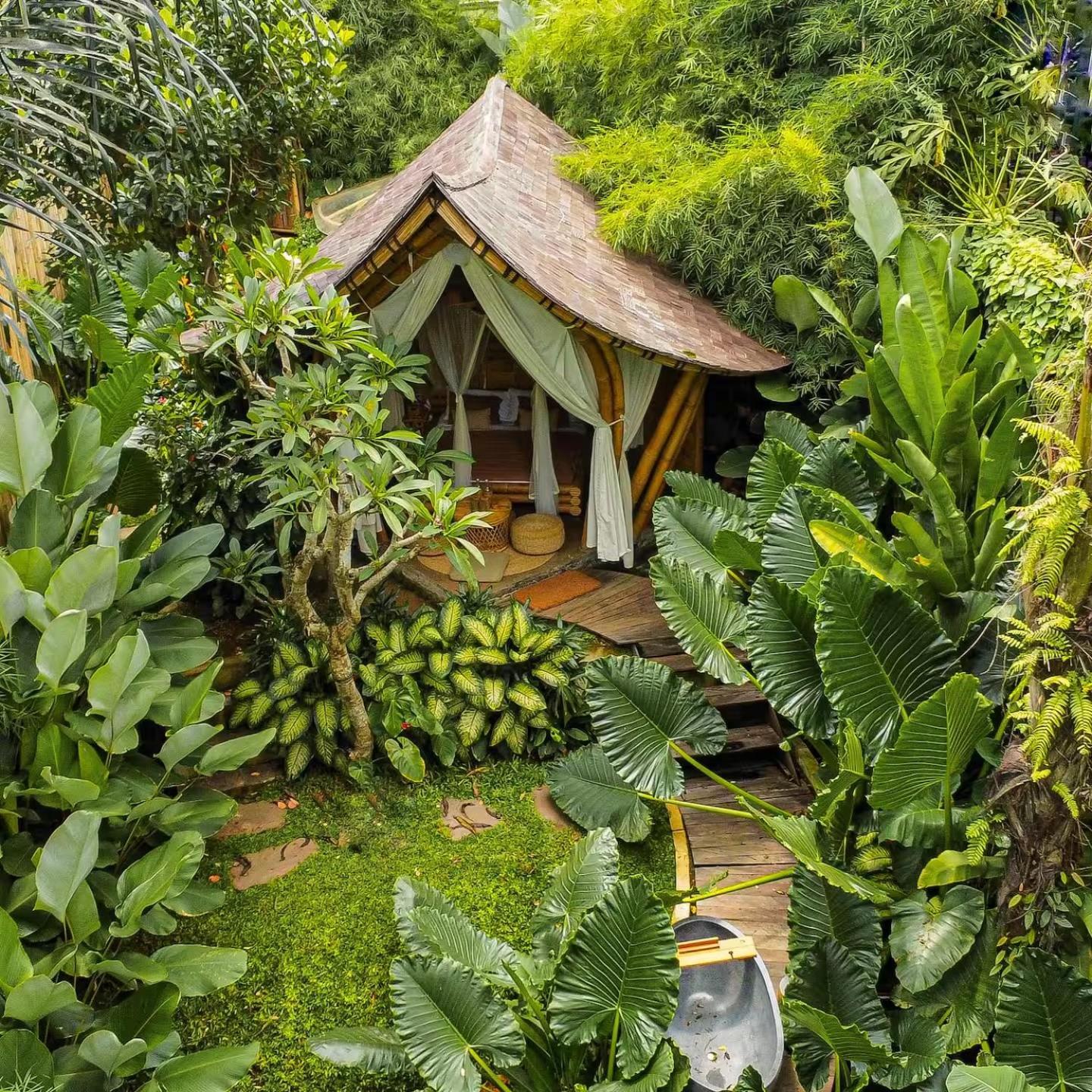 Wahem Eco Bamboo - Magical Bamboo House Ubud Bali Villa Екстериор снимка