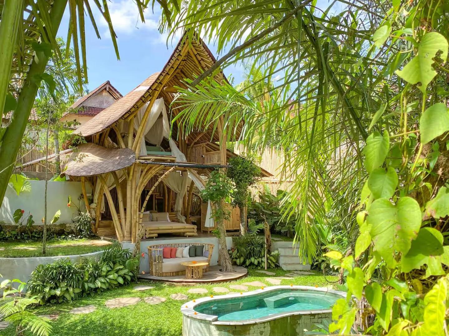 Wahem Eco Bamboo - Magical Bamboo House Ubud Bali Villa Екстериор снимка